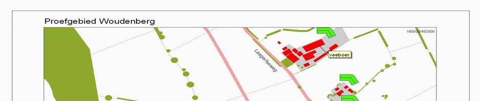 Van de totale ammoniakuitstoot in het gebied wordt ca. 8 % opgenomen door groene landschapselementen.