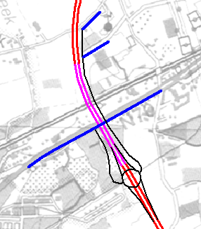 De streefbeeldstudie doet geen uitspraken over de aansluiting van de A102 op de E19-noord en de A12-noord.