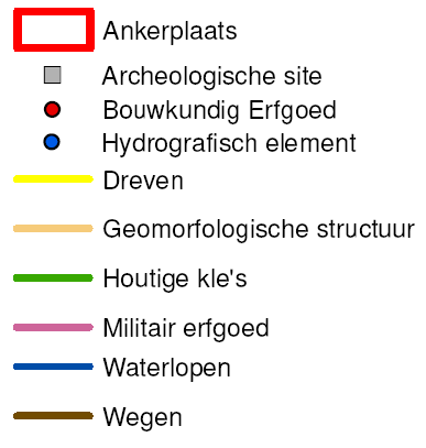 a.v. de omleidingswegtracés is landbouw. De VLM stelde in 2004 een zgn.