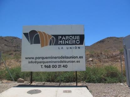 In La union kan je het Parque minero bezoeken, (niet geschikt voor mensen