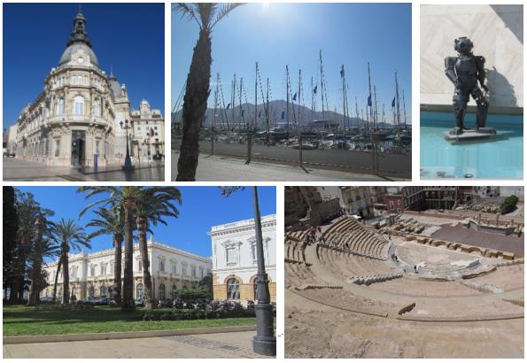 CARTAGENA De historische Romaanse havenstad Cartagena (25 km van Mar de Cristal) heeft de grootste natuurlijke haven van Spanje en beschikt over een goed bewaard amfitheater, een stadsmuur en een