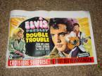 Richtprijs: 30,00 tot 60,00  4018: Een Elvis Presley "Double Trouble" filmposter Belgische replica
