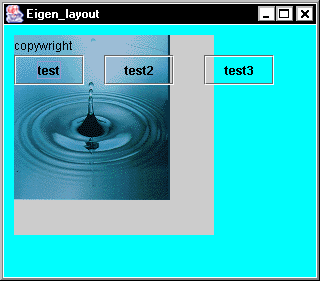 class DoorzichtigButton extends JButton {public DoorzichtigButton(String titel) {super(titel); setopaque(false);// doorzichtig public class Test1 extends JFrame { public void Test1() { public static