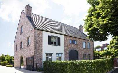 van deze villa is te danken aan de CS 38 Slim Lineprofielen en de