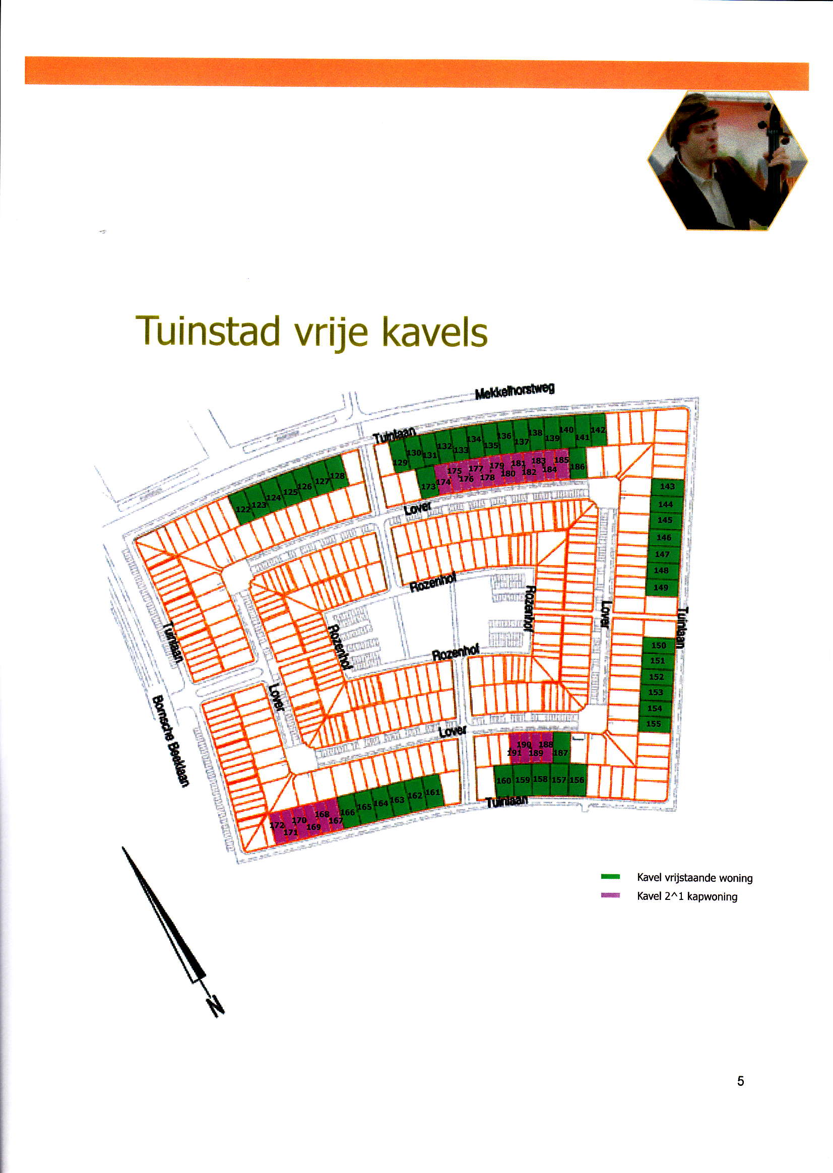 Tuinstad vrije kavels - -r Kavel