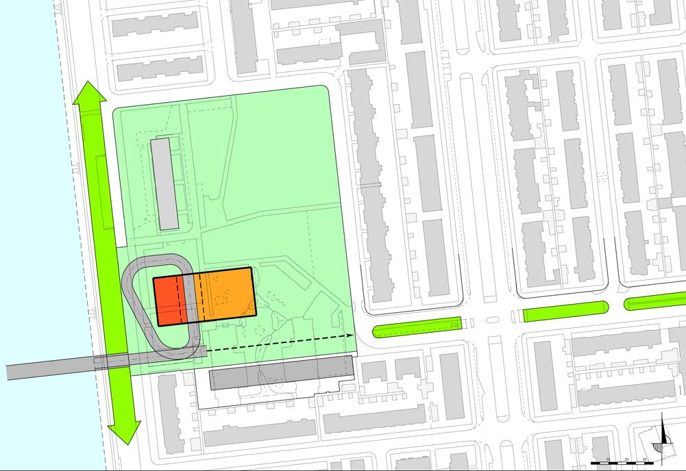 Kaart 17: conceptuele tekening scenario 'scholen