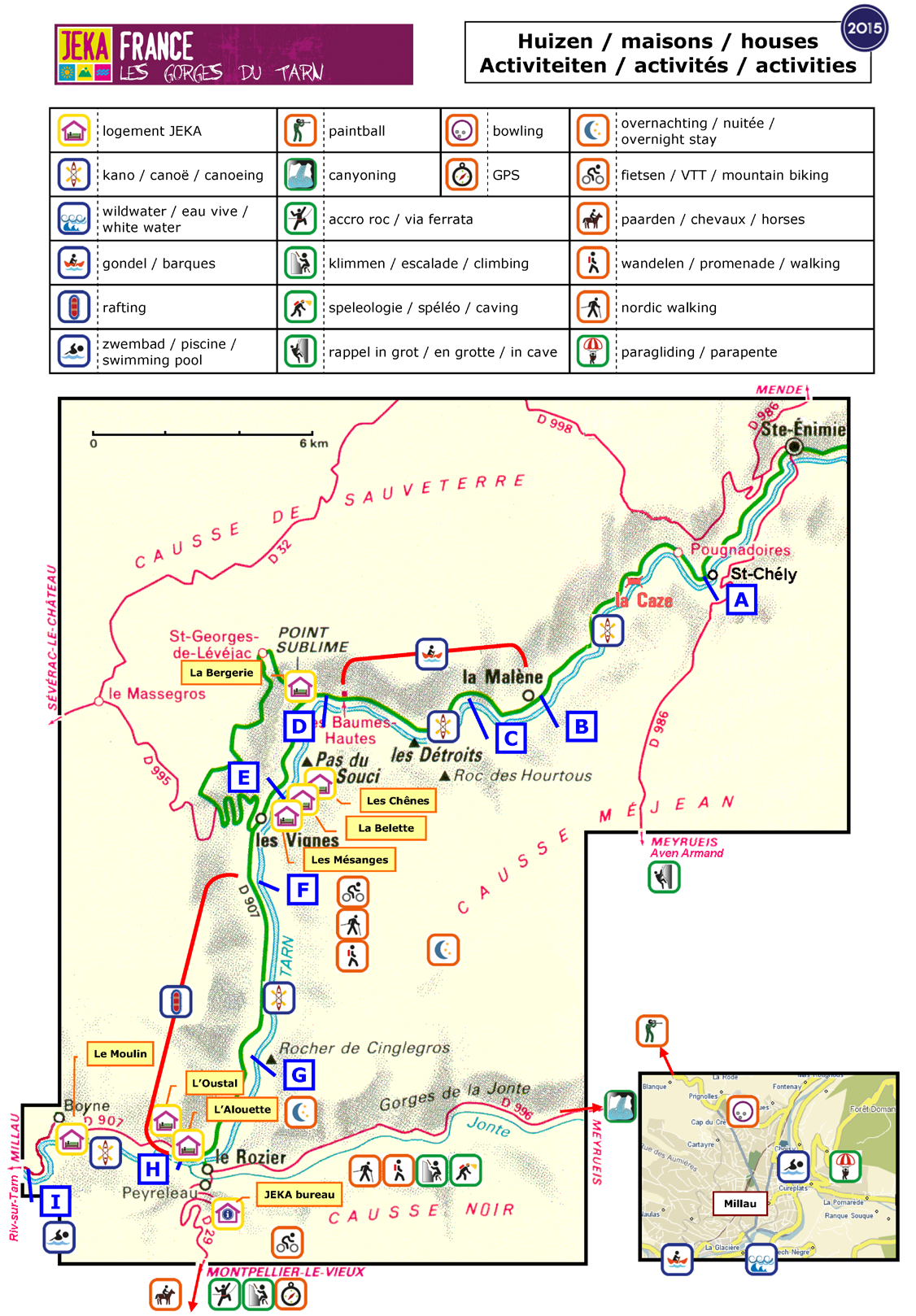 EXCURSIES Hierbij geven we je een overzicht van de meest interessante bestemmingen voor een daguitstap. Je bevindt je in het hart van een streek die heel wat moois en variatie te bieden heeft.