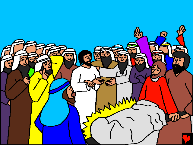 Grote groepen mensen kwamen naar Jezus voor genezing en voor hulp.