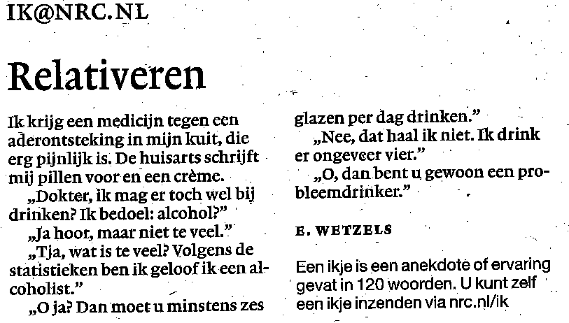 6. Lees het hieronder afgedrukte IK-je.