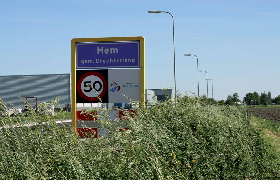 Kleine letters groot geschreven Drechterland verwelkomt nieuwe ondernemers. U hoeft niet veel kleine lettertjes te lezen om in aanmerking te komen voor dit unieke bedrijventerrein.