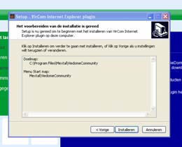 Als u Internet Explorer niet afsluit zal het niet lukken om de Plug-in te installeren.