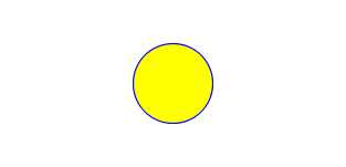 Hoofdstuk 9. SVG: Scalable Vector Graphics 9.4.2. Cirkels Het circle element wordt gebruikt voor de creatie van cirkels in SVG.