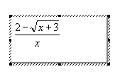 Je ziet bij deze formule dat de variabelen en grootheden (de letters) meteen cursief gedrukt worden, en de cijfers gewoon recht.