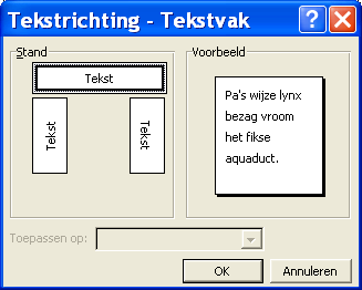 Klik op Ok in beide geopende vensters en sleep indien nodig het tekstvak naar de linkerkant van de achterflap.