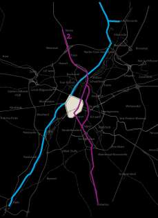 2. Nrd-Zuid 2: Meise (A12) Kninklijke as (Schaerbeek Warandepark) / Eurparute (Maelbeekvallei) Ter Kameren / Zniënwud Waterl Beschrijving/mtivering: Radiale