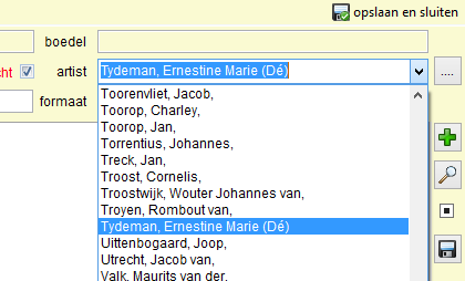 3. inzending (reçu) en goederen toevoegen a. Kies inzendingen goederen en druk op groene plus. Nu maakt V-Base een nieuwe inzending aan voor deze gebruiker. Controleer en vul zo nodig de details aan.