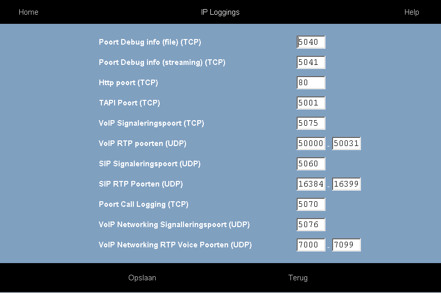 VoIP Netwerking Configuratie gids 3.