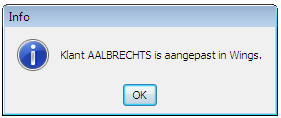 3.1.1.2. Synchronisatie Wings Organisaties Per organisatie kunnen de gegevens van de organisatie met de gegevens in Wings worden gesynchroniseerd op verschillende manieren. 1.