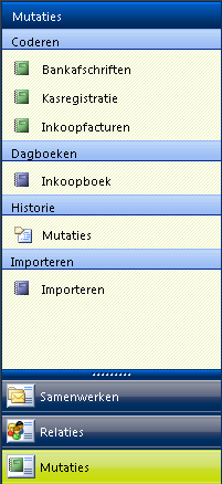 8 Hoofdmenu Mutaties 8.