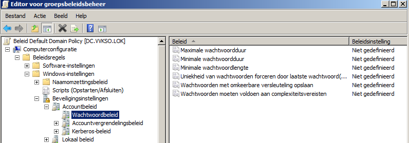 11.2 Wachtwoord 11.2.1 Opbouw Met behulp van de setting pwgen kan je opgeven hoe het wachtwoord gevormd moet worden.