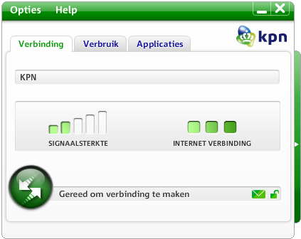 1 Inleiding KPN Mobiel Internet Dashboard v2.1 is een hulpmiddel om onderweg verbinding met het Internet te maken en te beheren.