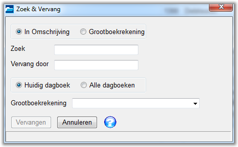 HoofdPunten/ direct een regel worden gezocht door de eerste letter van een regel in te toetsen. Zoeken in kolommen In elk kolommen-venster, zoals dagboekmutaties, grootboektabel etc.