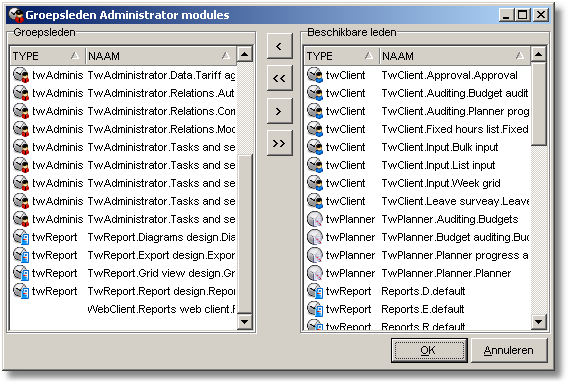 73 twadministrator oegang tot modules van WimeWriter Pro Inleiding Niet iedereen hoeft toegang te hebben tot alle programmaonderdelen.