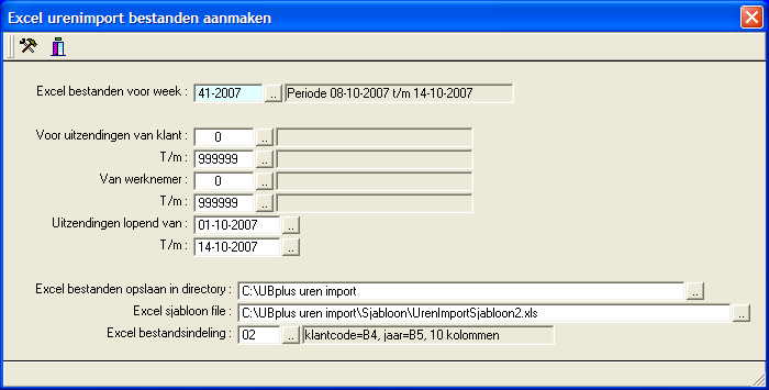 162 meerdere uursoorten en/of uitbetaling percentages van toepassing zijn zullen er ook meerdere regels per werknemer worden aangemaakt.