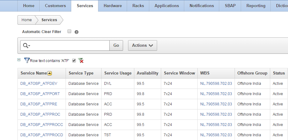 E Oracle Consolidatie : Compliancy.