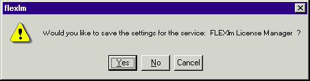 10. Selecteer de 2 onderste opties, Use Services en Start Server at Power Up 11. Klik op Save Service. Klik op Yes in het pop-up scherm. 12.