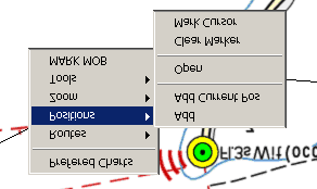 10.11. Pop-up Menus Pop-up menus kunnen op meerdere plaatsen worden opgeroepen door op de rechtermuisknop te klikken. Het meest wordt dit gebruikt in het vlak (veld) van de kaart.