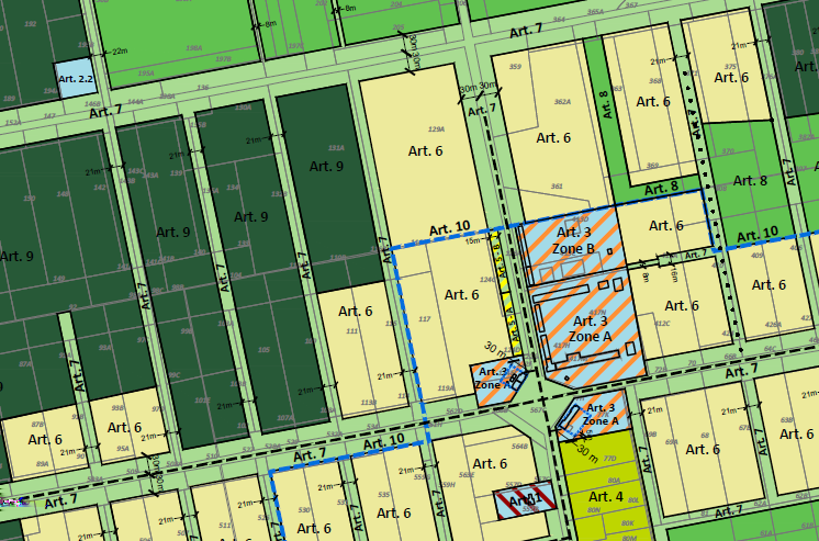 2.2 Vertaling inrichtingsplan en ruilverkaveling in het PRUP De bestemmingen bosgebied, bouwvrij agrarisch gebied, natuurgebied en strook voor dreven zijn in overeenstemming met het inrichtingsplan,