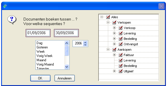 Menu "Boekhouding" of menu "Beheer" In alle versies van Mercator die zijn gekoppeld met het commercieel beheer en waarvoor geldt dat de gebruiker rechten heeft voor zowel het commercieel beheer als