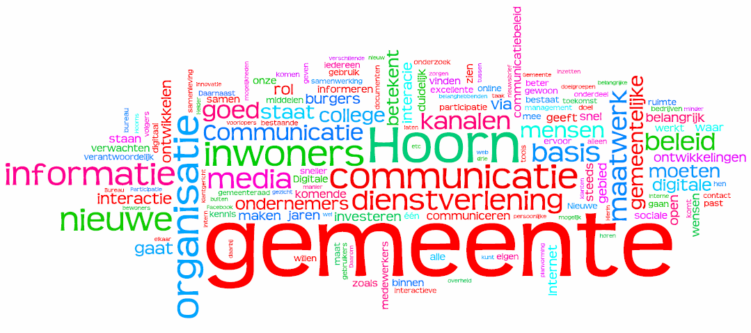 Communicatievisie 2011-2015 Gemeente Hoorn Auteur: Bureau
