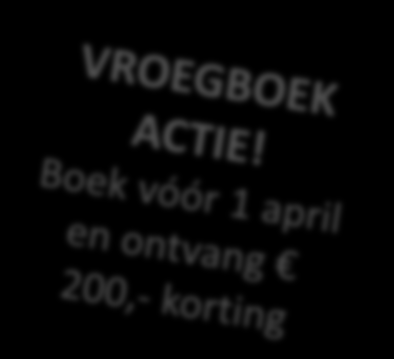 AANBOD De kosten bedragen 2.095,- tot 1 april, daarna 2.295,- Dit is inclusief: - Een 5 daagse intensieve training door Esther van Toledo, met een follow up dag na 1 maand.