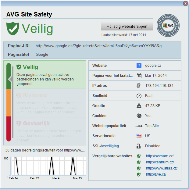 o Licentieovereenkomst voor eindgebruikers - opent de AVG-website op de pagina met de volledige tekst van de licentieovereenkomst van uw AVG Internet Security 2015.