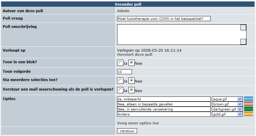 6.6 Polls Met Polls kunnen kleine mini-enquêtes opgezet worden, ook wel bekend onder de naam Polls of Peilingen.