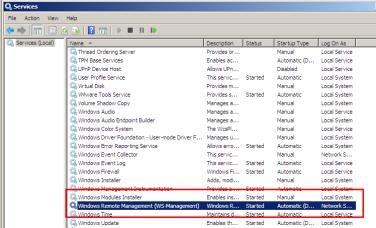 Configureer nu de firewall van Win7 om remote management verkeer toe te staan. Gebruik het commanod Winrm qc. Accepteer beide wijzigingen.