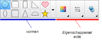 H O O F D S T U K 4 Basisbjecten creëren Een vrm maken 1. Druk p Vrmen. De vrmenknppen verschijnen. 2. Selecteer een vrm p de werkbalk. OF Druk p en selecteer daarna een vrm. 3.