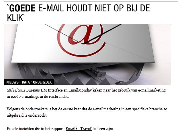 E-mailmarketing benchmarks in de Media Anderen over onze e-mailmarketing Benchmarks Een goed doorgevoerd onderzoek.