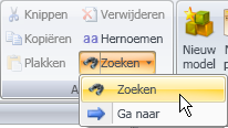 Modelleren 111 Het resultaat van uw zoekopdracht wordt getoond in het paneel Zoekresultaat. Dubbelklik op het resultaat wat u wilt bekijken en ENGAGE Modeler zal het voor u openen of selecteren. 3.7.