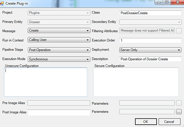 Fig. 57: Entiteiten CRM Explorer Eerst maken we een nieuw Visual Studio project aan van het type Plug-in Library. We gaan een plug-in maken voor de entiteit dossier.