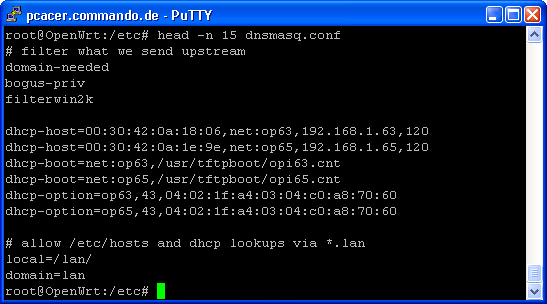 Configuratie van een externe DHCP-server voor VoIP-systeemtelefoons Voor de goede werking is vooral de correcte opbouw van de Option 43 belangrijk.