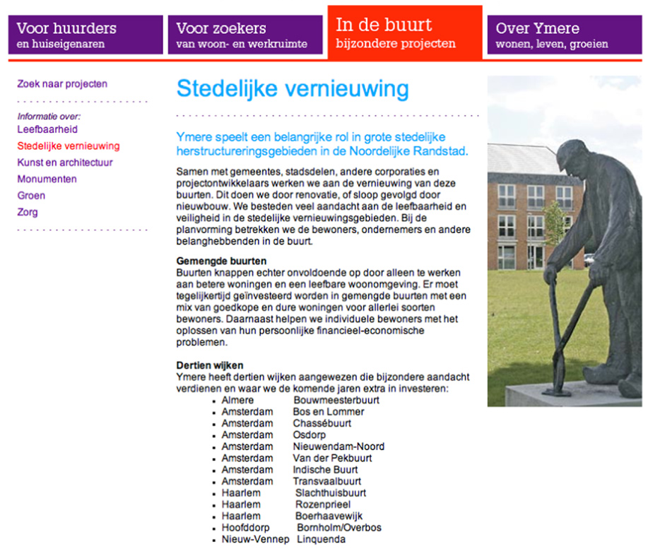 mogelijk slecht leesbaar. Een positieve uitzondering hierop is te vinden op de website van De Key (www.dekey.nl). Hier is de lettergrootte tot zeer groot aan te passen.
