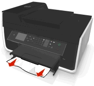 Problemen oplossen 146 4 Plaats de klep voor papierstoringen terug en zorg ervoor dat deze weer vastklikt. 5 Sluit de printer. 6 Raak OK aan of druk op afhankelijk van uw printermodel.