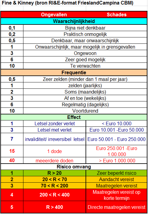 Bijlage 3: RI&E-format