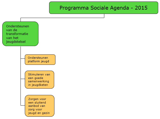Begroting Holland Rijnland 2015 Onderdeel Jeugd Wat willen we bereiken? Doelstelling: Een ambtelijk en bestuurlijk platform bieden voor het beleidsterrein jeugd.
