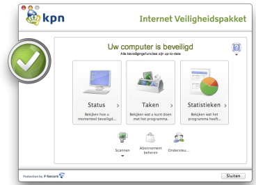 3. Volg de stappen op het scherm. Introductie, Licentie, Doelvolume kiezen, Installatie type, Installatie, Overzicht. De installatie is gelukt. De software is geïnstalleerd. 4.