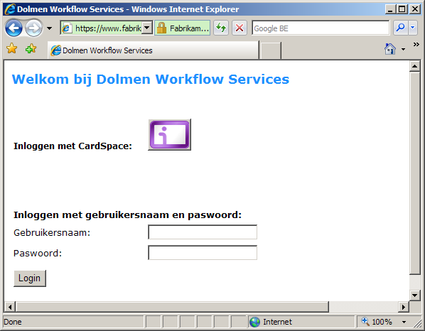 Dolmen Workflow Services Uitwerking afschuimen van het internet werd geen oplossing gevonden. Het zou jammer zijn een project te ontwikkelen rond het.net Framework 3.