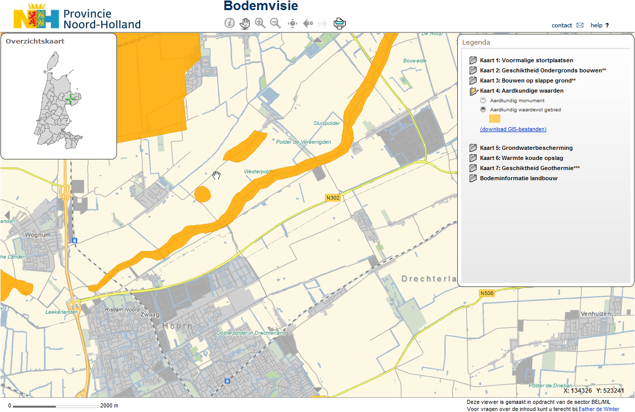 gebied (Provincie Noord Holland,